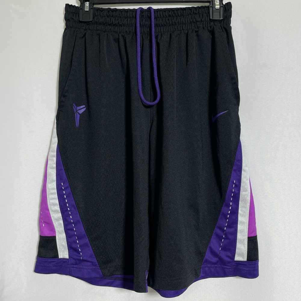 Kobe Bryant Los Angeles Lakers Nike Black Mamba Basketball Shorts Men's SMALL